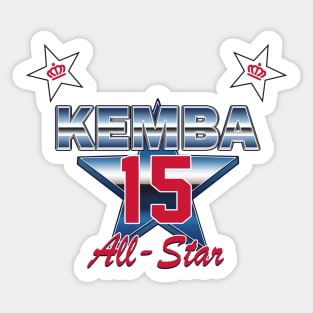 Kemba All-Star Chrome Sticker